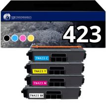 Confezione da 4 toner compatibili BROTHER TN-423 - Nuovo