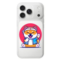 Funda de silicona - Compatible con Apple iPhone 17 Pro - diseño shiba ninja - Nuevo