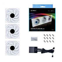 Lian Li UNI FAN TL LCD Boitier PC Ventilateur 12 cm Blanc