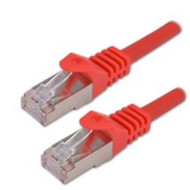 MCL FCC7BMSHF-2M/R câble de réseau Rouge Cat7 S/FTP (S-STP)