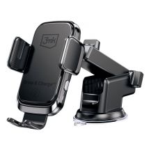Supporto auto caricatore wireless fissaggio ventosa bocchetta aria - Nuovo