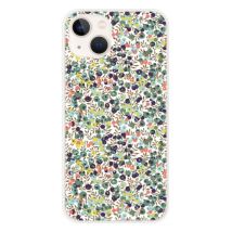 Coque en silicone - Compatible Apple iPhone 13 - design liberty wiltshire vert
