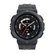 Amazfit ACTIVE EDGE GPS (satellite), Boitier de 46 mm avec bracelet, Noir