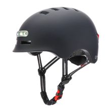 Casque homologué Youin avec éclairage LED USB réglable Taille L (58-61 cm) Noir