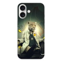 Funda de silicona - Compatible con Apple iPhone 17 - diseño sb leopard chesterfield - Nuevo