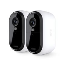 Confezione da 2 telecamere di sorveglianza connesse per esterni Arlo Essential Bianco - Nuovo