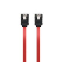 Ewent EC1512 cable de SATA 0,7 m SATA 7-pin Negro, Rojo - Nuevo