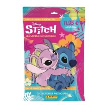 Pack de inicio - PANINI - STITCH PHOTOCARDS - Carpeta + 3 bolsillos - 15 tarjetas - Nuevo