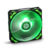 NOX Hummer H-Fan LED Boitier PC Ventilateur 12 cm Noir, Vert, Blanc