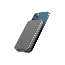 RealPower PB-5000 Mag Polímero de litio 5000 mAh Cargador inalámbrico Gris - Nuevo