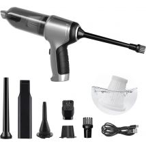 Aspirateur de table sans fil 3 en 1 gris noir