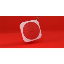 Polaroid PLRMUSICP19081RED haut-parleur portable et de fête Rouge, Blanc