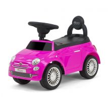 Auto a spinta Milly Mally - Fiat 500 rosa per bambini - Nuovo