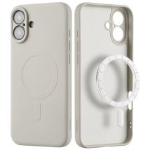 imoshion Coque Couleur avec MagSafe pour Apple iPhone 16 - Beige