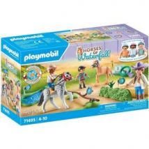 PLAYMOBIL 71495 Cavaliers poneys et saut d'obstacles