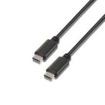 AISENS A107-0058 cable USB USB 2.0 3 m USB C Negro - Nuevo