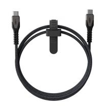 Cavo di ricarica e trasferimento USB-C / USB-C 60W Kevlar rugged da 1,5 m - Nuovo