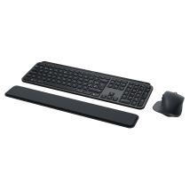 Logitech Master MX Keys Combo per Business tastiera Mouse inclusa Bureau RF senza fili + Bluetooth QWERTY Spagnolo Grafite - Nuovo