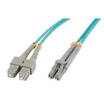 MCL FOM3/SCLC-3M Cable de fibra óptica e InfiniBand SC LC Color aguamarina - Nuevo
