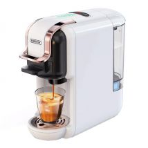 Macchina da Caffè Multicapsule H2B Bianco 5-in-1 19 Bar 600ml - Adattatori Kcup, Nes, DG, Cialde ESE, Caffè Macinato - Nuovo