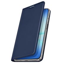 Dux Ducis Funda con tapa para Galaxy A17 con tarjetero Serie Skin Pro Azul oscuro - Nuevo