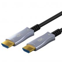 Goobay 65558 câble HDMI 20 m HDMI Type A (Standard) Noir, Gris