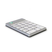 R-Go Tools Clavier R-Go Numpad Break, clavier numérique ergonomique avec logiciel de pause, bluetooth, blanc