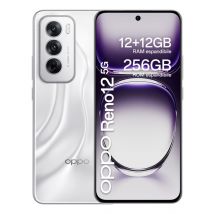 OPPO Reno12 5G 17 cm (6.7 ) SIM doble Android 14 USB Tipo C 12 GB 256 GB 5000 mAh Plata - Nuevo