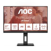 AOC E3 U27E3UF pantalla para PC 68,6 cm (27 ) 3840 x 2160 Pixeles 4K Ultra HD LED Negro - Nuevo