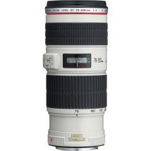 Canon EF 70-200 mm f/4L IS USM SLR Téléobjectif Blanc