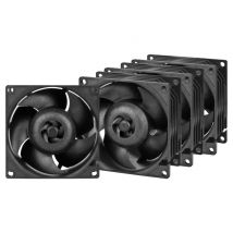 ARCTIC S8038-7K Procesador Ventilador 8 cm Negro 4 pieza(s) - Nuevo