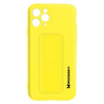 Coque iPhone 11 Pro Max Silicone Support Magnétique Pliable Wozinsky jaune