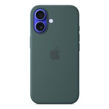 Apple Coque en silicone avec MagSafe pour iPhone 16 - Vert lacustre Apple iPhone 16