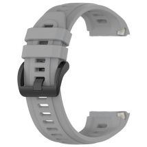 Bracelet de montre en silicone pour Garmin Approach S70 47 mm Grey