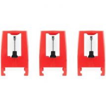 Lote de 3 zafiros para tocadiscos Victrola - Nuevo