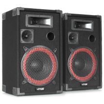 MAX Music XEN 3510 3-voies Noir, Orange Avec fil 350 W