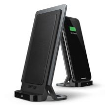 X-DORIA Soporte de sobremesa para smartphone Defense Solo con carga Qi integrada Negro - Nuevo