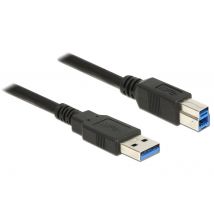 DeLOCK 85069 câble USB USB 3.2 Gen 1 (3.1 Gen 1) 3 m USB A USB B Noir