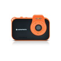 AGFAPHOTO Realikids Cam Waterproof 2 – Cámara Infantil Impermeable 12MP, Vídeo HD, Modo Selfie, Filtros y Marcos, Juegos Integrados, Batería de Litio 