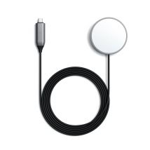 Satechi ST-UCQIMCM cargador de dispositivo móvil Teléfono móvil Gris, Blanco USB Cargador inalámbrico Interior - Nuevo