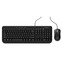 Incase Designed by Microsoft Wired Desktop 600 clavier Souris incluse Universel USB QWERTY Allemand Noir