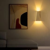 Applique Murale Geometric Blanche
