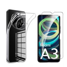 Xiaomi Redmi A3 coque tpu transparente et vitre