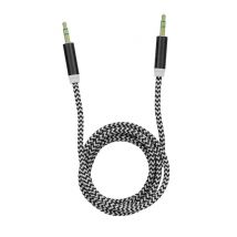 Cable de audio Tellur Basic con toma de 3,5 mm, 1 m, negro - Nuevo