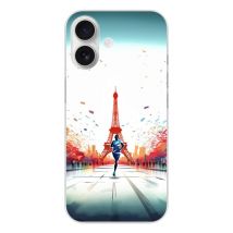 Coque en silicone - Compatible pour Apple iPhone 17 - design jeux olympiques
