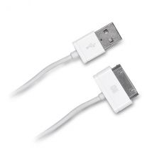 D2 Diffusion D2USBAPP30PIN100B câble de téléphone portable Blanc 1 m USB A Lightning