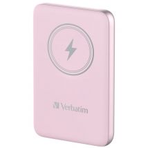 Verbatim Charge 'n' Go Polimeri di litio [LiPo] 10000 mAh Carica wireless Rosa (Verbatim Charge Go MagWless PB 10000 Pnk) - Nuovo