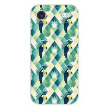 Funda de silicona - Compatible con Apple iPhone 17 Air - diseño toucan losange - Nuevo