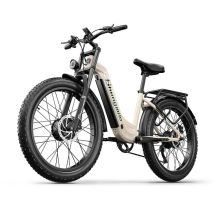 VéLo Électrique Shengmilo S700 | Vitesse Max 45 km/h | Autonomie 60 km | Moteur 1000W*2 | Batterie 48V 17.5Ah | Pneus 26 Pouces | Gris