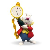 Figurita Conejo Blanco Alicia en el País de las Maravillas - Colección Bullyland - Nuevo